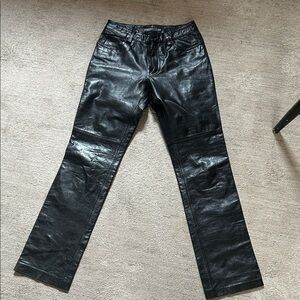 Women’s vintage Gap Leather pants
